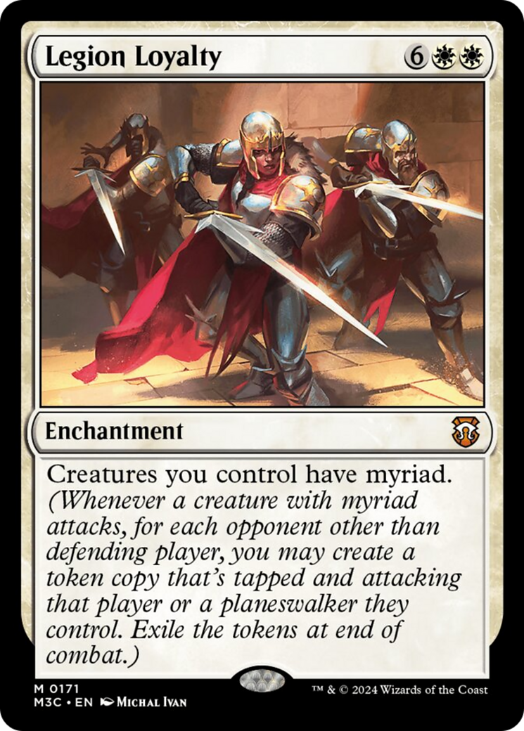 Legion Loyalty (Ripple Foil) [Modern Horizons 3 Commander] | Good Games Cannington