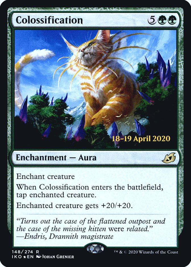 Colossification [Ikoria: Lair of Behemoths Prerelease Promos] | Good Games Cannington