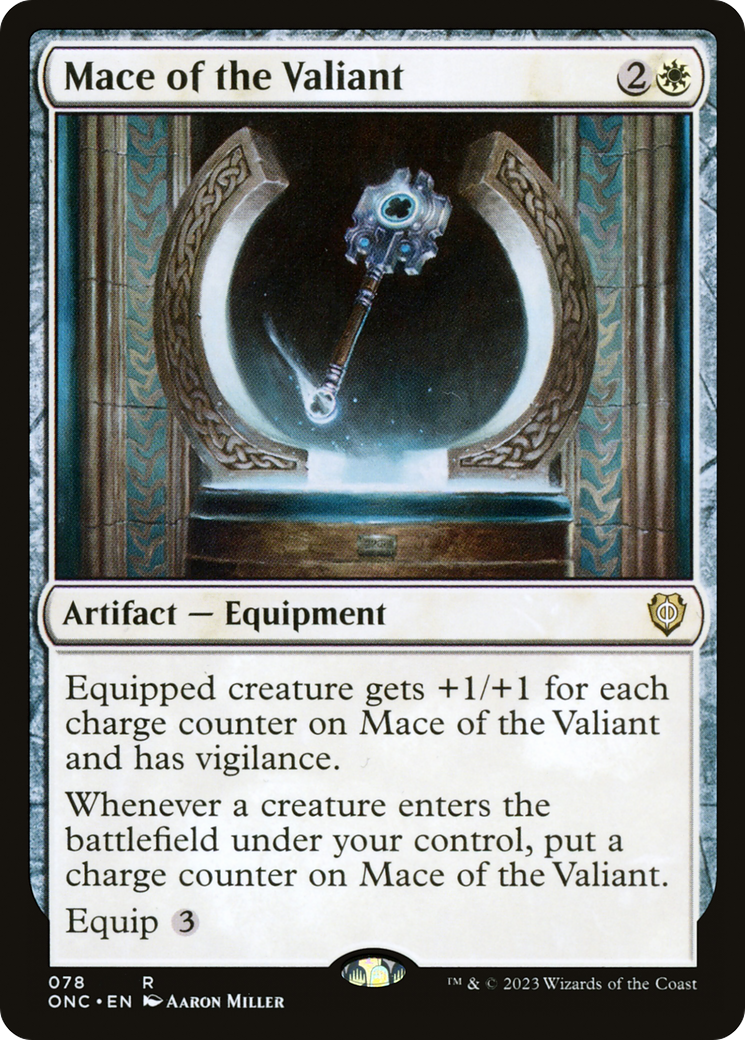 Mace of the Valiant [Phyrexia: All Will Be One Commander] | Good Games Cannington