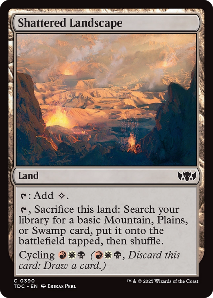 Shattered Landscape [Tarkir: Dragonstorm Commander] | Good Games Cannington