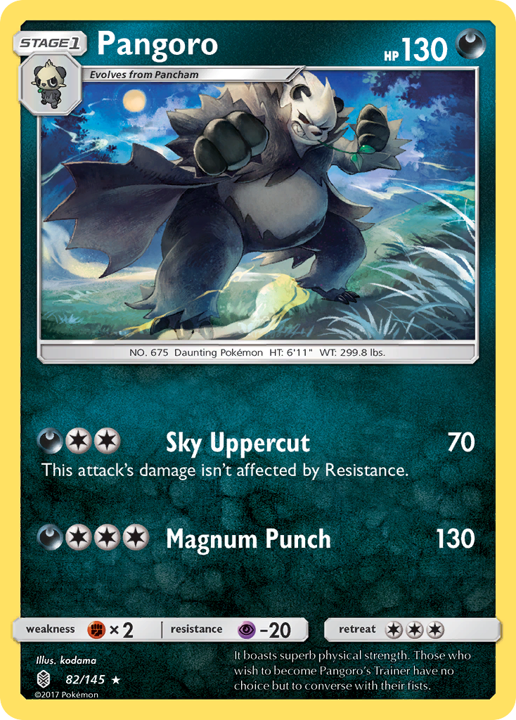 Pangoro (82/145) [Sun & Moon: Guardians Rising] | Good Games Cannington
