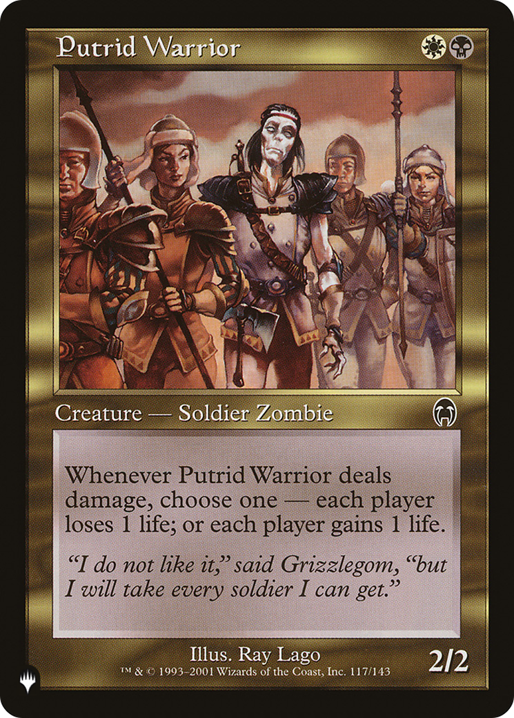 Putrid Warrior [The List] | Good Games Cannington