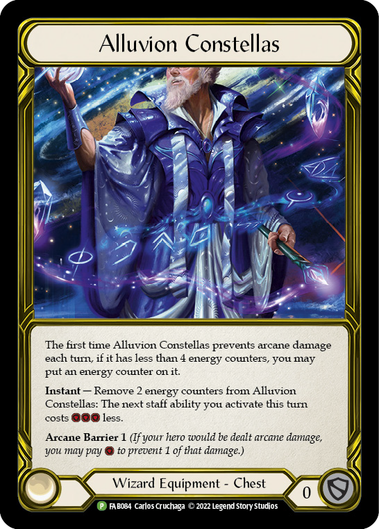 Alluvion Constellas (Golden) [FAB084] (Promo)  Cold Foil | Good Games Cannington