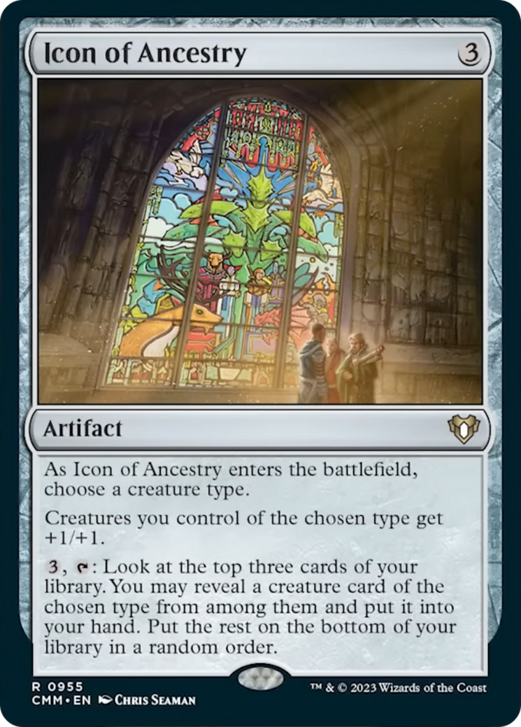 Icon of Ancestry [Commander Masters] | Good Games Cannington