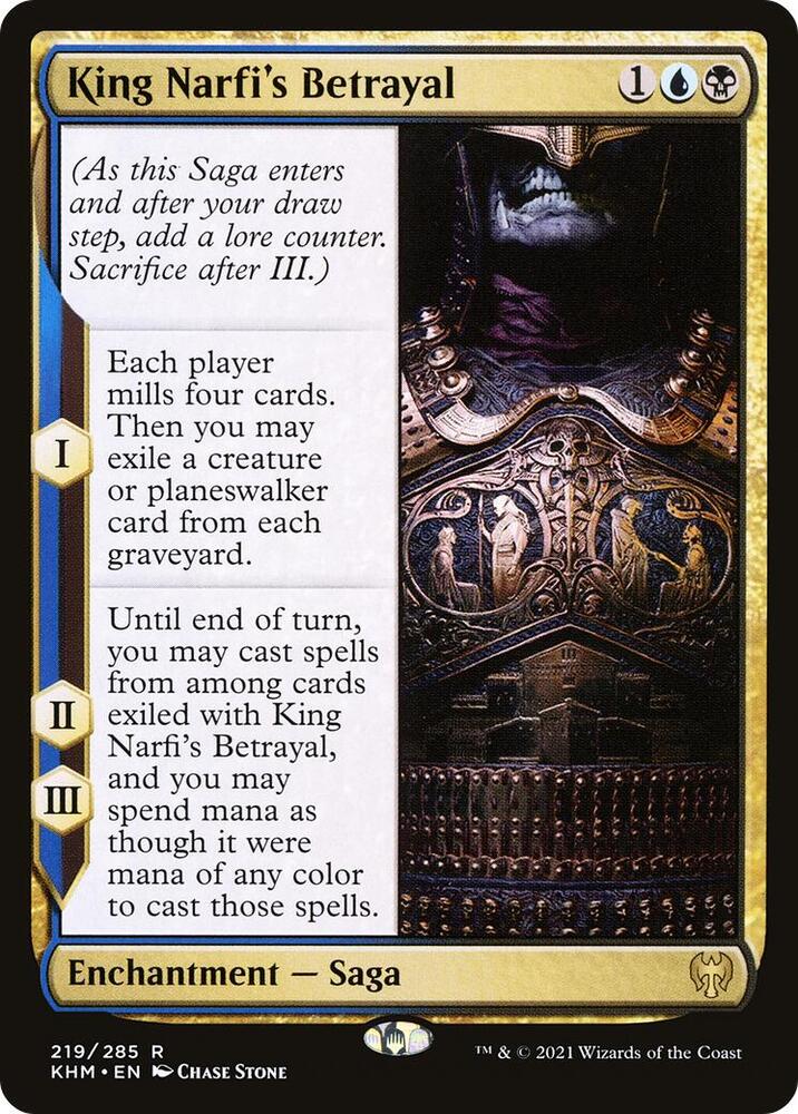 King Narfis Betrayal 219 (Kaldheim)  | Good Games Cannington