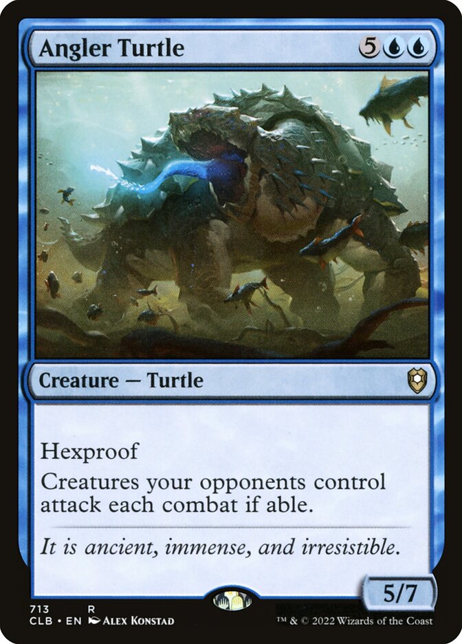 Angler Turtle 713 (Commander Legends: Battle for Baldur's Gate)  | Good Games Cannington
