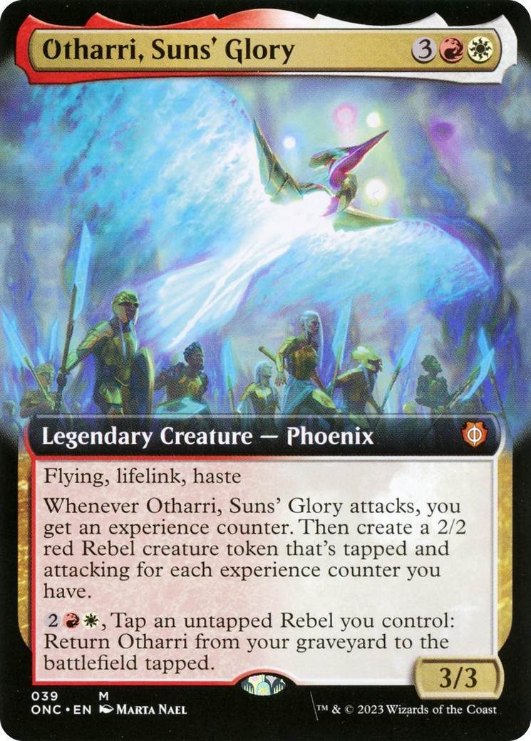Otharri, Suns' Glory (Extended Art) [Phyrexia: All Will Be One Commander] | Good Games Cannington