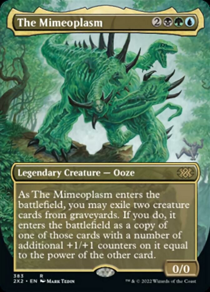 The Mimeoplasm (Borderless Alternate Art) [Double Masters 2022] | Good Games Cannington