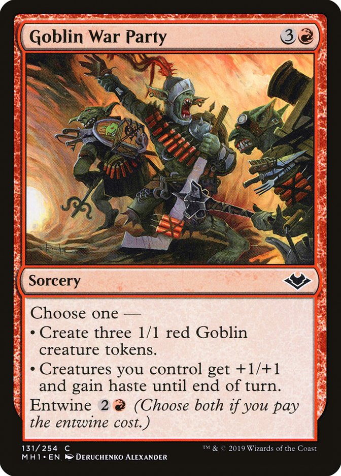 Goblin War Party [Modern Horizons] | Good Games Cannington