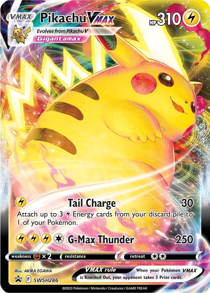 Pikachu VMAX (SWSH286) (Jumbo Card) [Sword & Shield: Black Star Promos] | Good Games Cannington