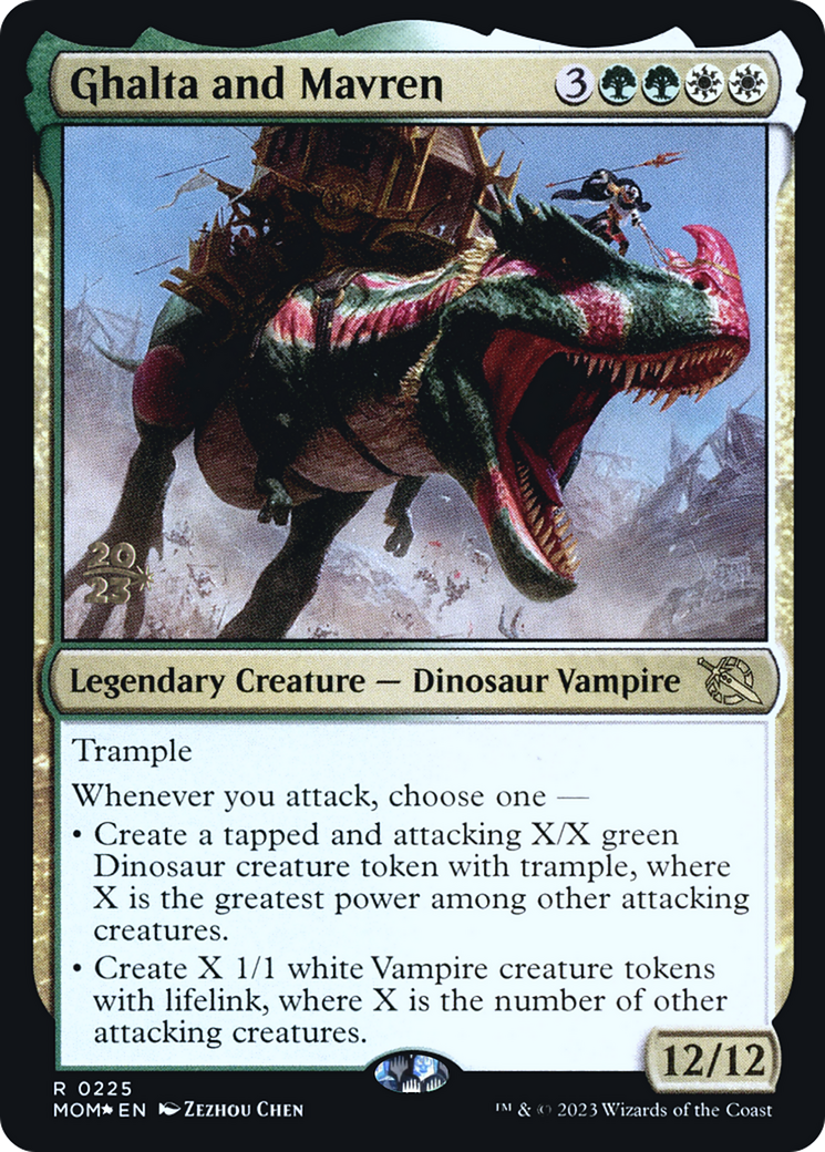 Ghalta and Mavren [March of the Machine Prerelease Promos] | Good Games Cannington