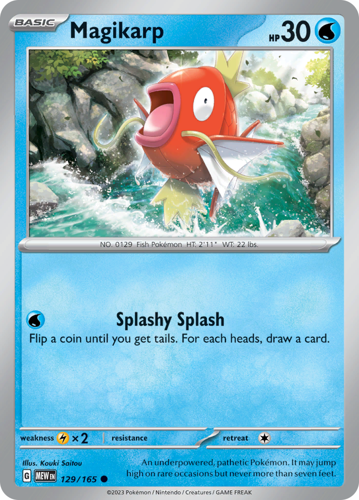 Magikarp (129/165) [Scarlet & Violet 151] | Good Games Cannington