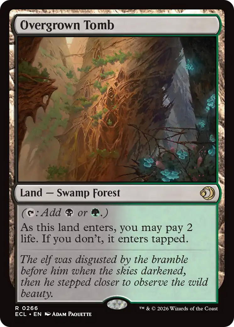 Overgrown Tomb [Lorwyn Eclipsed] | Good Games Cannington