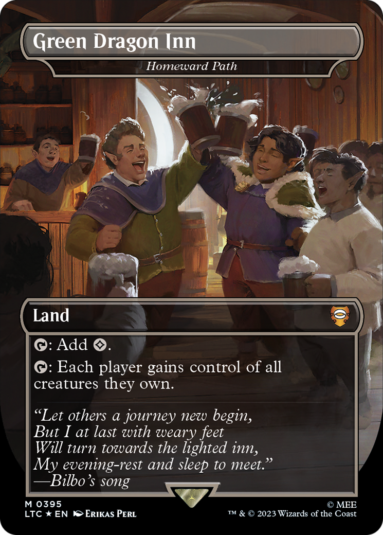 Green Dragon Inn - Homeward Path (Surge Foil Realms and Relics) [The Lord of the Rings: Tales of Middle-Earth Commander] | Good Games Cannington