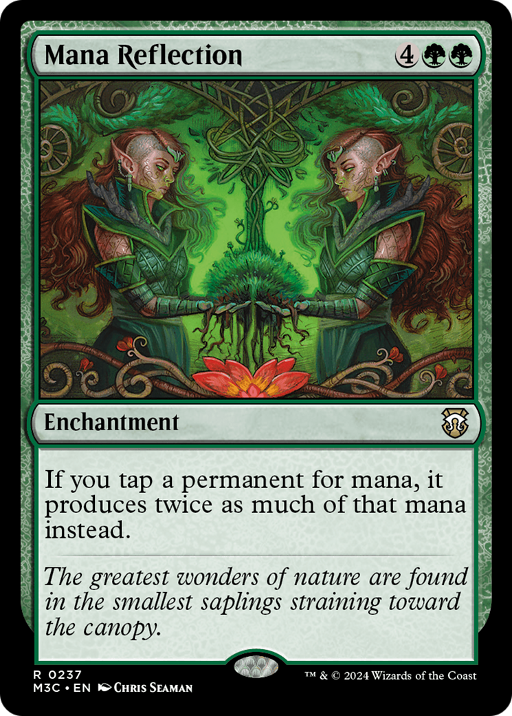 Mana Reflection (Ripple Foil) [Modern Horizons 3 Commander] | Good Games Cannington