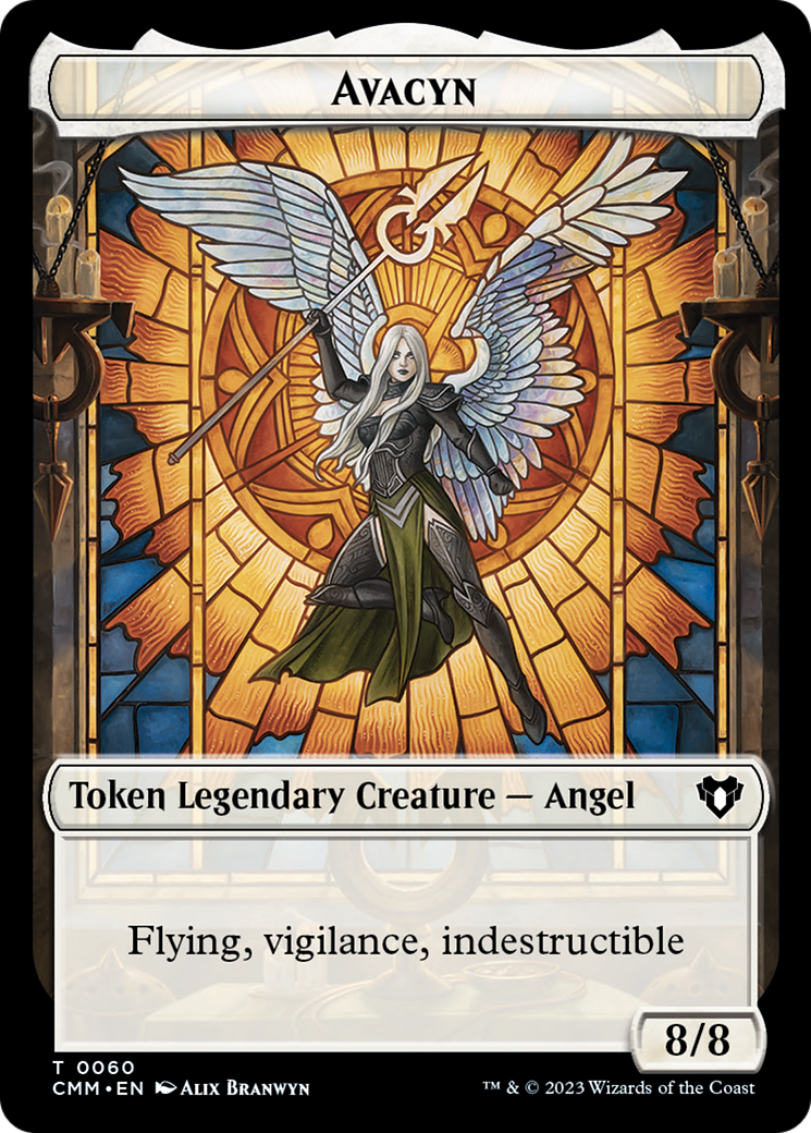 Copy (54) // Avacyn Double-Sided Token [Commander Masters Tokens] | Good Games Cannington