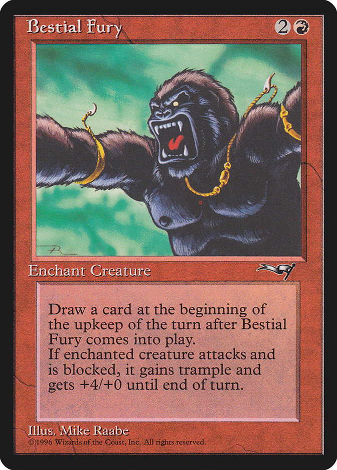 Bestial Fury (Looking Left) [Alliances] | Good Games Cannington