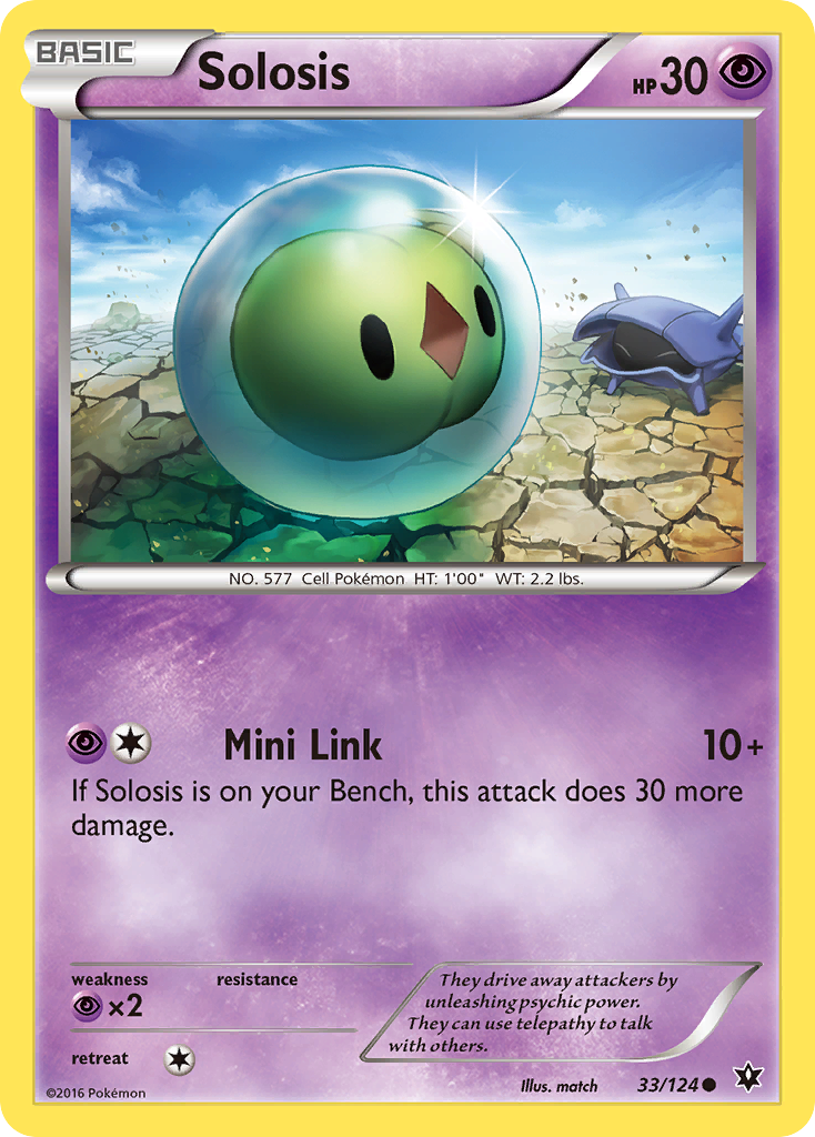 Solosis (33/124) [XY: Fates Collide] | Good Games Cannington