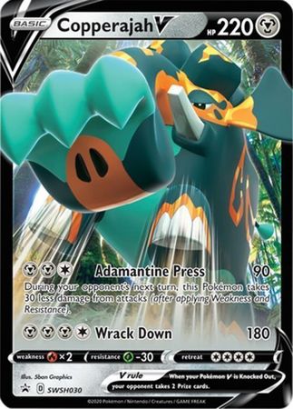 Copperajah V (SWSH030) [Sword & Shield: Black Star Promos] | Good Games Cannington