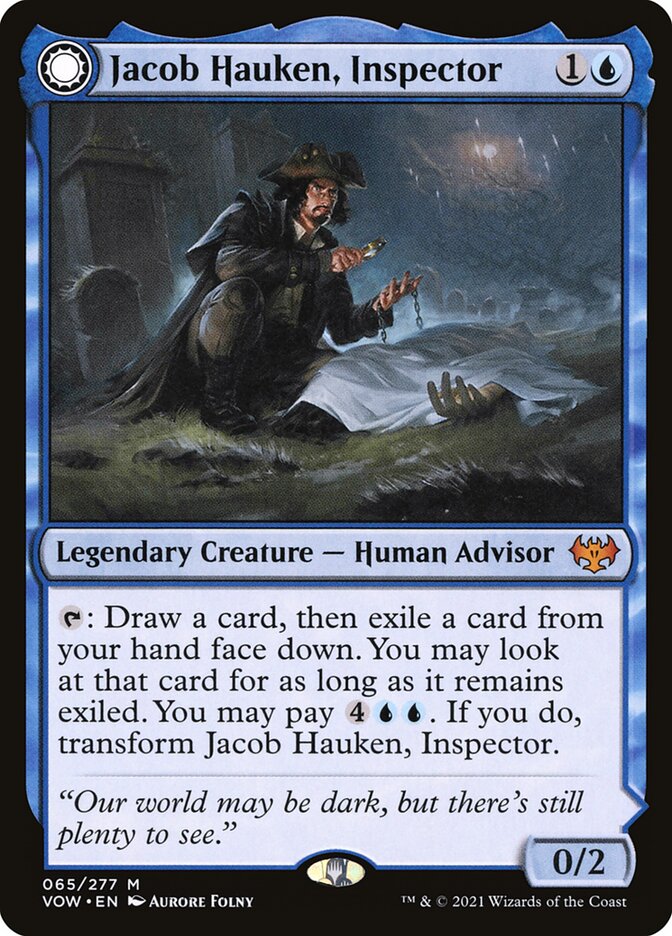 Jacob Hauken, Inspector // Hauken's Insight 65 (Innistrad: Crimson Vow)  | Good Games Cannington