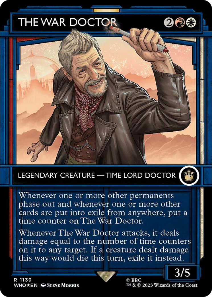 The War Doctor (Showcase) (Surge Foil) [Doctor Who] | Good Games Cannington
