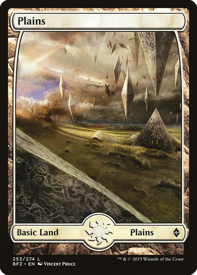 Plains (253) (Full Art) [Battle for Zendikar] | Good Games Cannington