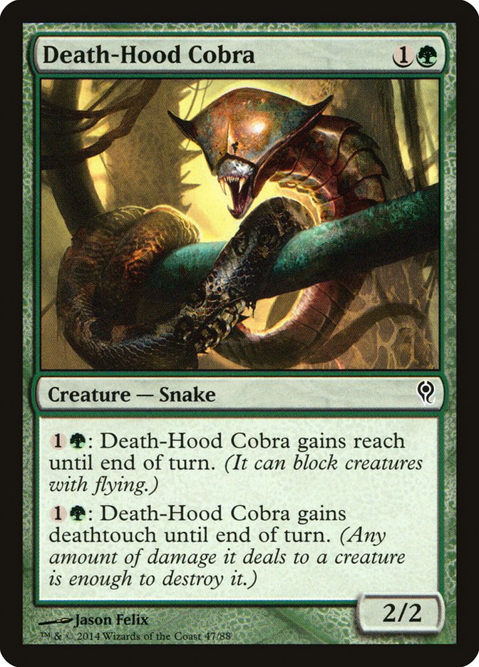 Death-Hood Cobra [Duel Decks: Jace vs. Vraska] | Good Games Cannington