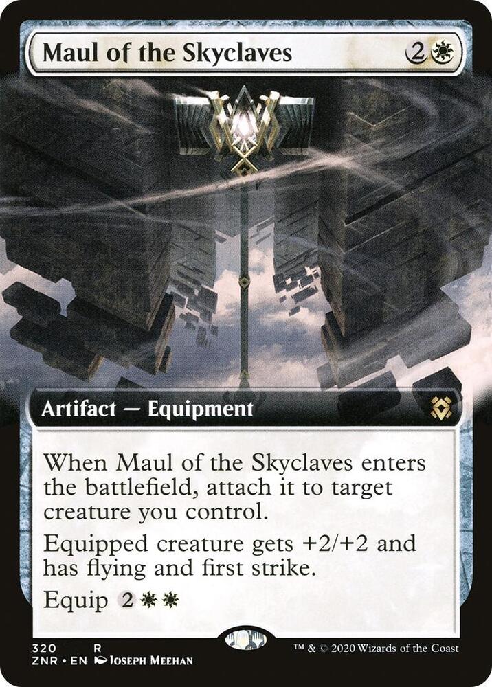Maul of the Skyclaves 320/280 (Zendikar Rising)  - Extended Art Foil | Good Games Cannington