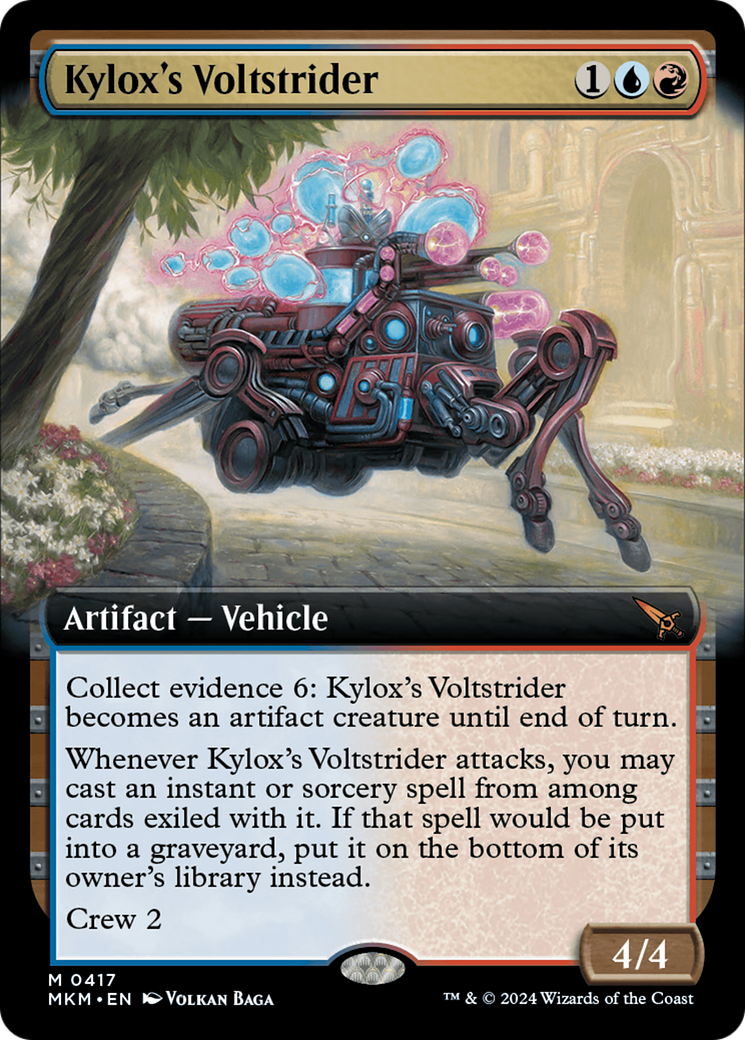 Kylox's Voltstrider (Extended Art) [Murders at Karlov Manor] | Good Games Cannington