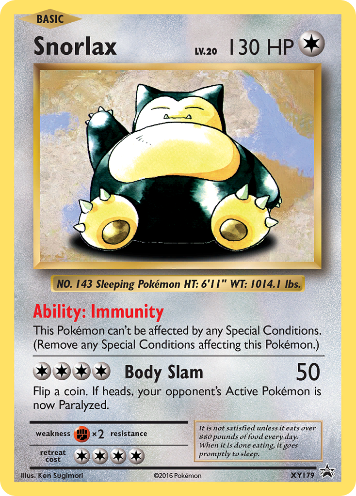 Snorlax (XY179) [XY: Black Star Promos] | Good Games Cannington