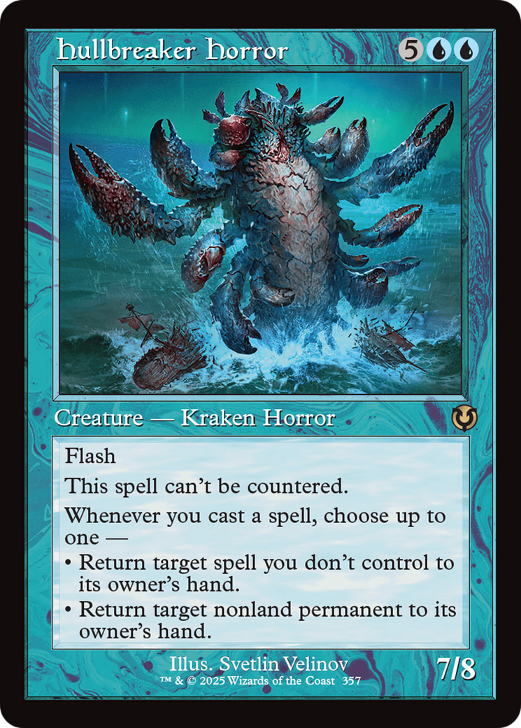 Hullbreaker Horror (Retro Frame) [Innistrad Remastered] | Good Games Cannington