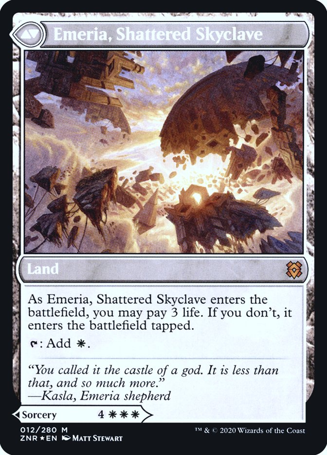 Emeria's Call // Emeria, Shattered Skyclave [Zendikar Rising Prerelease Promos] | Good Games Cannington