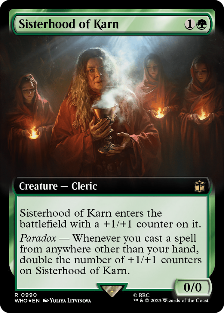 Sisterhood of Karn (Extended Art) (Surge Foil) [Doctor Who] | Good Games Cannington