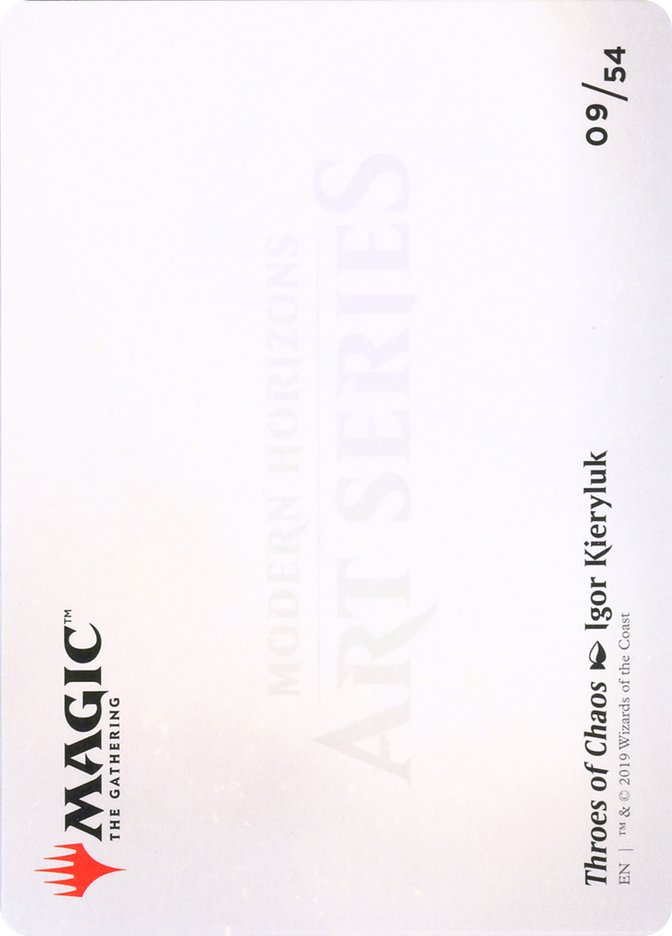Throes of Chaos // Throes of Chaos [Modern Horizons Art Series] | Good Games Cannington