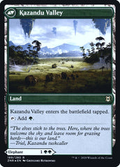 Kazandu Mammoth // Kazandu Valley [Zendikar Rising Prerelease Promos] | Good Games Cannington