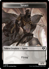 Spirit (0039) // Bird Illusion Double-Sided Token [Commander Masters Tokens] | Good Games Cannington