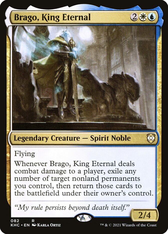 Brago, King Eternal 82 (Commander: Kaldheim)  | Good Games Cannington