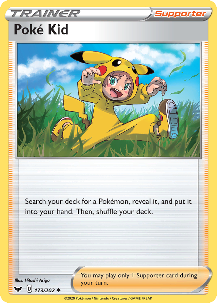 Poke Kid (173/202) [Sword & Shield: Base Set] | Good Games Cannington