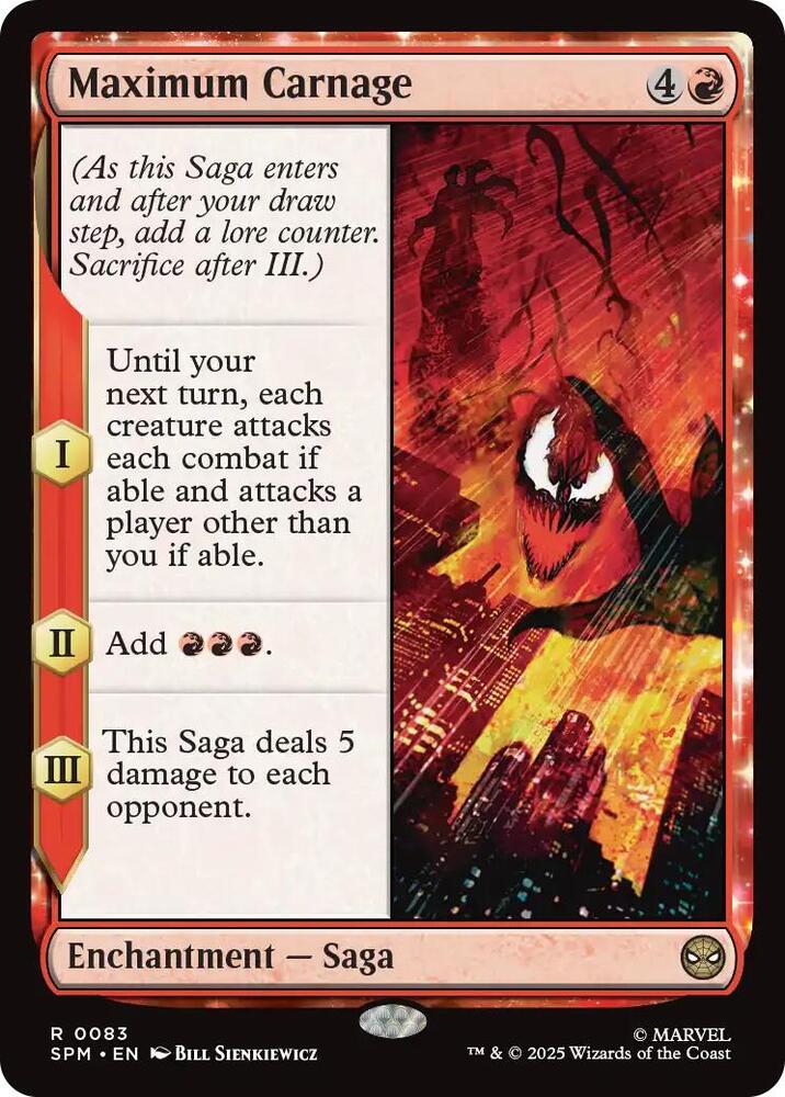 Maximum Carnage 83/198 (Marvel's Spider-Man)  - Foil | Good Games Cannington