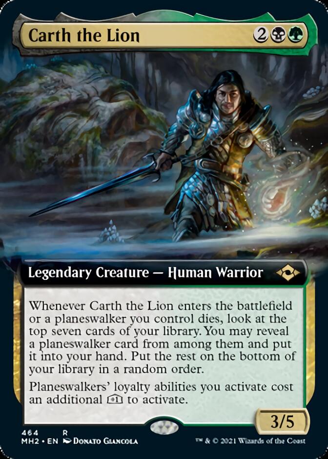 Carth the Lion (Extended Art) [Modern Horizons 2] | Good Games Cannington