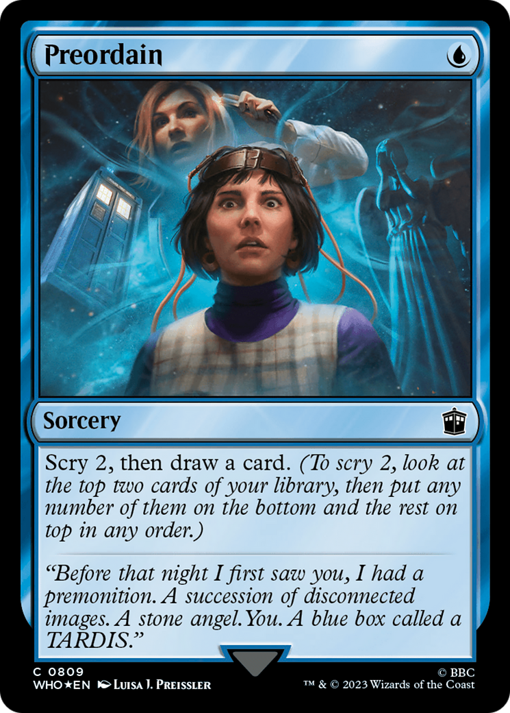 Preordain (Surge Foil) [Doctor Who] | Good Games Cannington