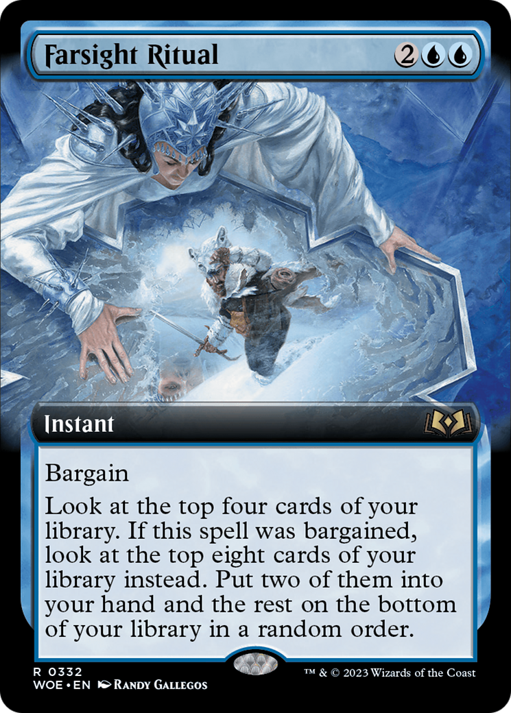 Farsight Ritual (Extended Art) [Wilds of Eldraine] | Good Games Cannington
