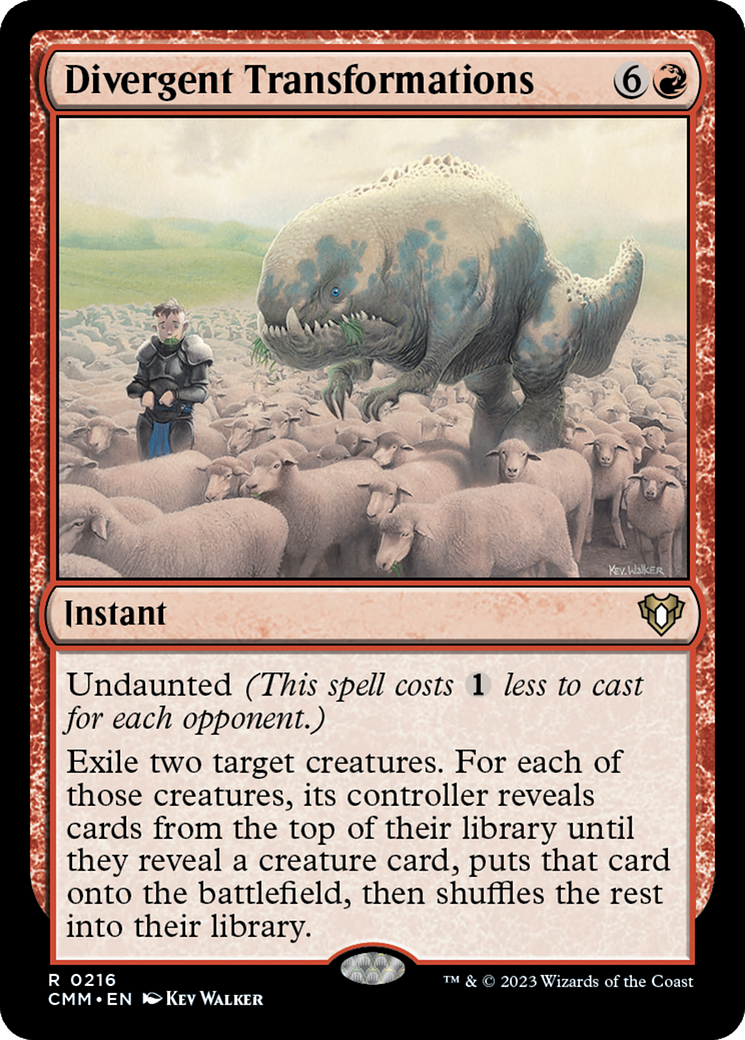 Divergent Transformations [Commander Masters] | Good Games Cannington