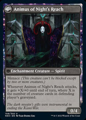 The Long Reach of Night // Animus of Night's Reach [Kamigawa: Neon Dynasty] | Good Games Cannington