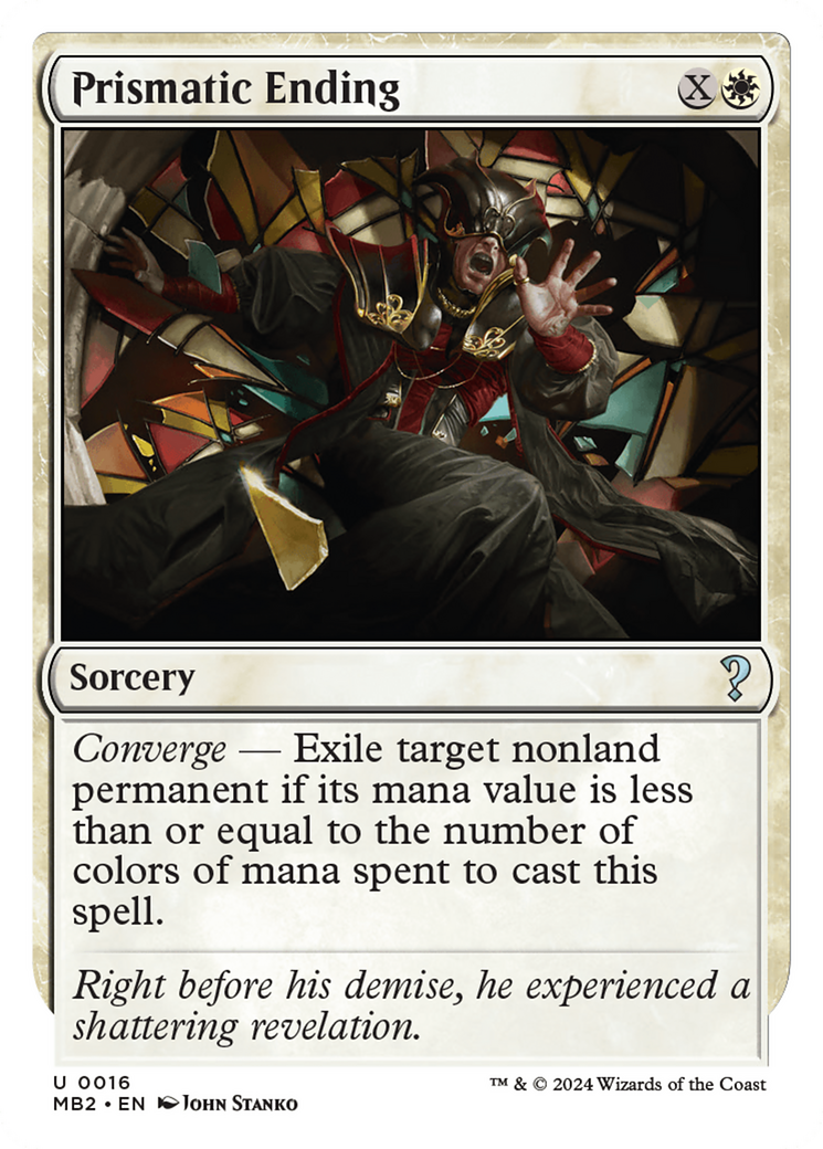 Prismatic Ending (White Border) [Mystery Booster 2] | Good Games Cannington