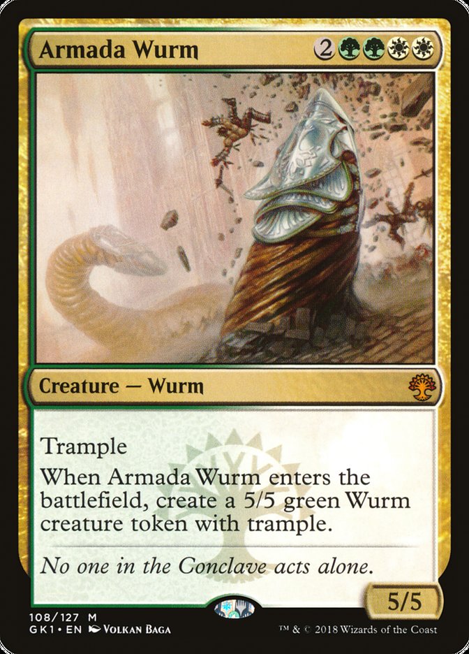 Armada Wurm [Guilds of Ravnica Guild Kit] | Good Games Cannington