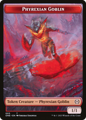 Phyrexian Goblin // Samurai Double-Sided Token [Phyrexia: All Will Be One Tokens] | Good Games Cannington