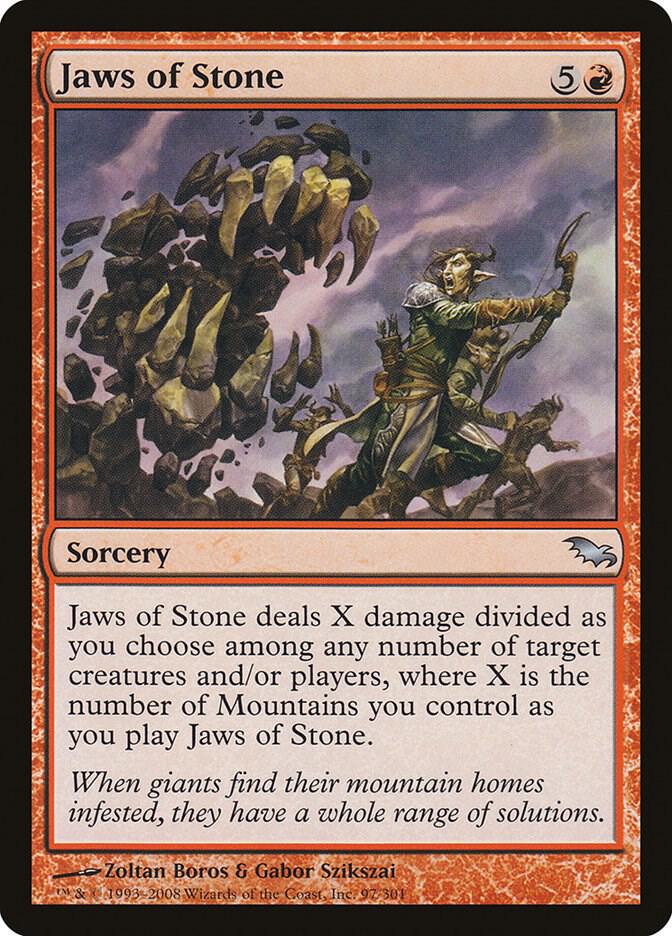 Jaws of Stone 97/301 (Shadowmoor)  | Good Games Cannington