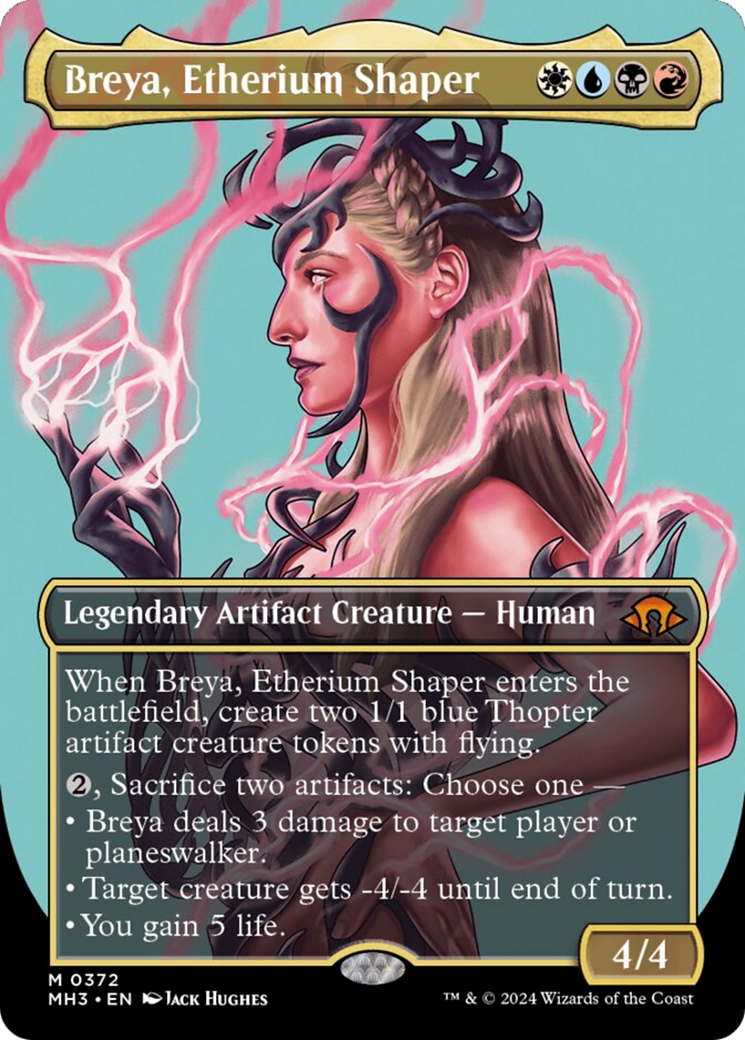 Breya, Etherium Shaper (Borderless) [Modern Horizons 3] | Good Games Cannington