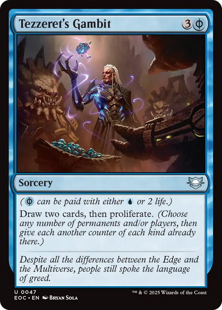 Tezzeret's Gambit [Edge of Eternities Commander] | Good Games Cannington